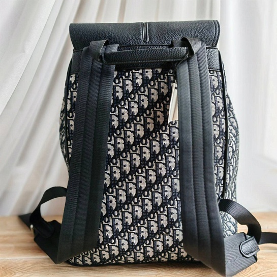 Рюкзак  Dior Oblique Jacquard 41x32 см - White