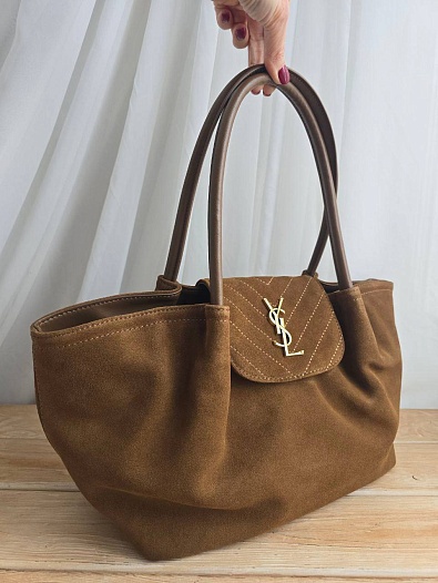 Замшевая сумка Yves Saint Laurent Le 5 a 7 40x22   
