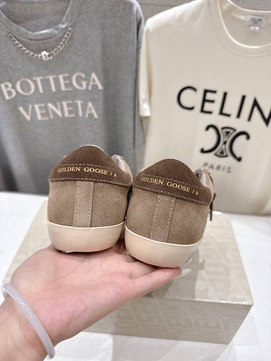 Женские кожаные кроссовки Golden Goose Super Star premium
