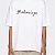 Футболка белого цвета Balenciaga script logo