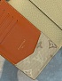 Кожаная обложка для паспорта Louis Vuitton Sand Beige premium 14x10x2.5 см