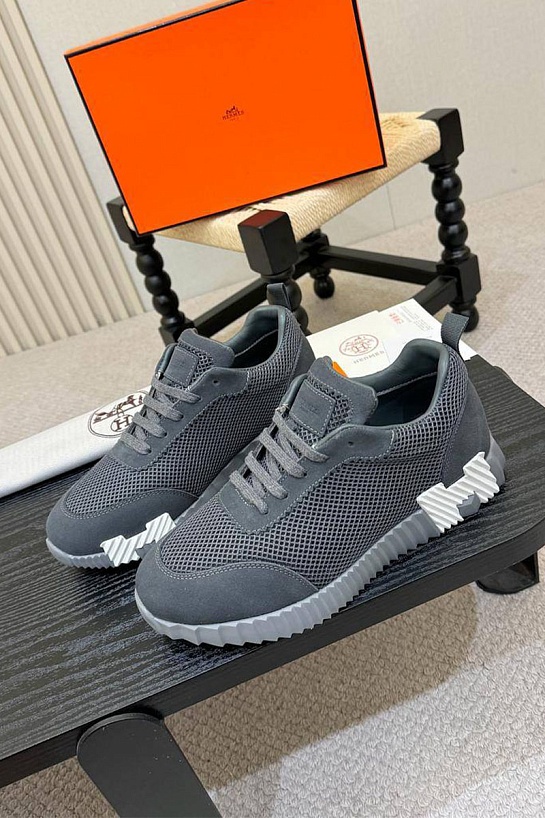 Мужские серые кроссовки Hermes Bouncing