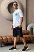 Мужские чёрные шорты MSGM