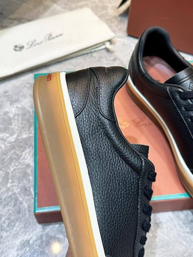 Мужские кожаные кроссовки Loro Piana Tennis Walk   