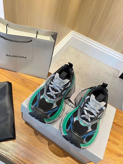 Женские комбинированные кроссовки Balenciaga Women's 10XL - Black / Green   
