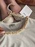 Женская белая футболка Chanel premium