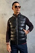 Чёрный мужской жилет Philipp Plein