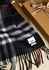 Шарф Burberry Check premium 168x30 см - Black