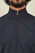 Тёмно-синяя кофта на молнии Polo Ralph Lauren