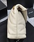 Женская кожаная сумка Yves Saint Laurent Loulou Premium 28x17x9 см - White