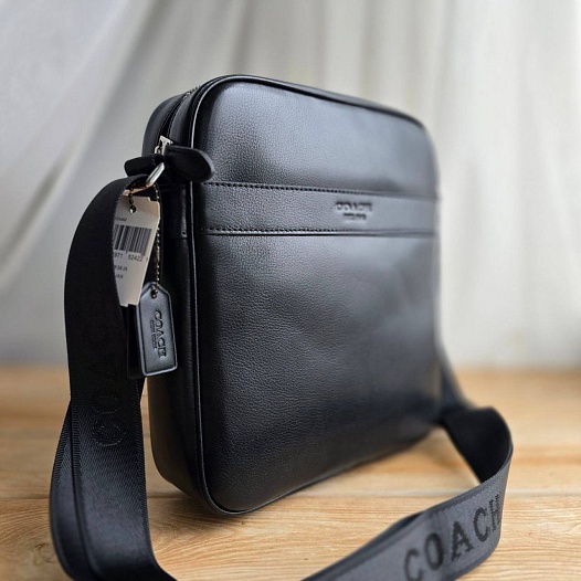 Кожаная сумка Coach Charles Flight 26x23 см   