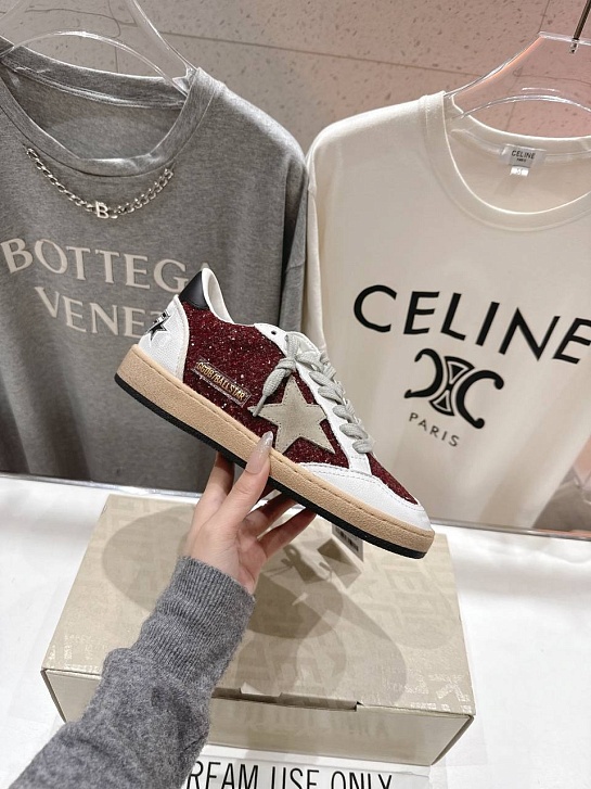 Женские кожаные кроссовки Golden Goose Super Star premium