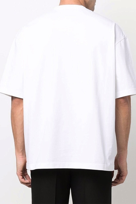 Оверсайз футболка Balenciaga Paris - White