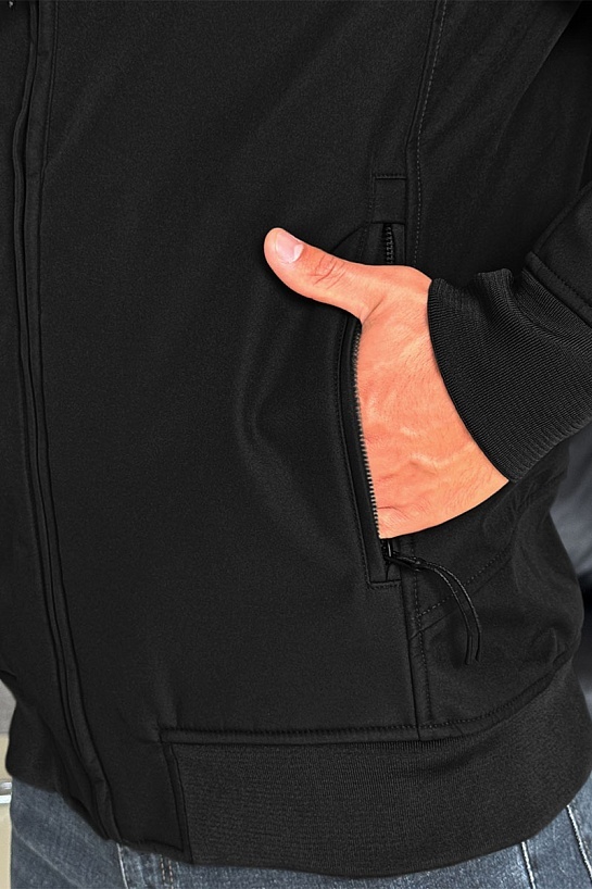 Чёрная ветровка C.P. Company Pro-Tek lens detail