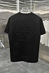 Чёрная оверсайз футболка Chrome Hearts Premium