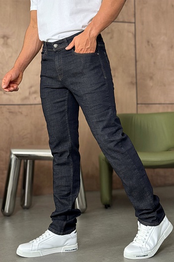 Мужские тёмно-синие джинсы Tom Ford regular fit   