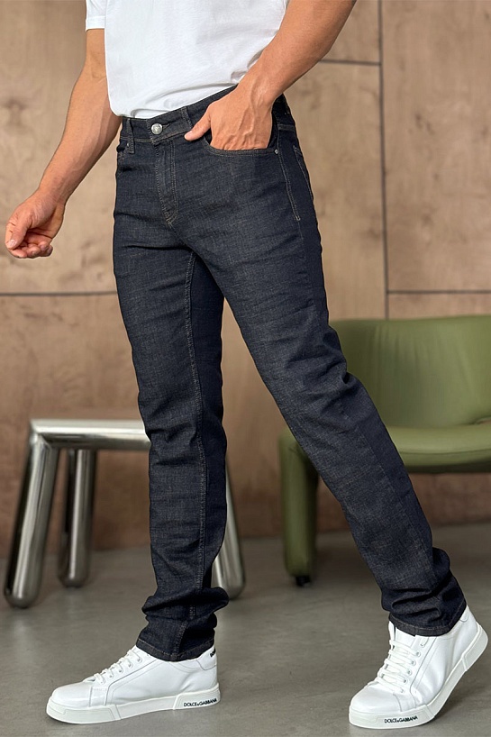 Мужские тёмно-синие джинсы Tom Ford regular fit
