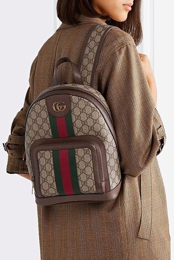 Женский кожаный рюкзак Gucci Ophidia GG 30x23 см   
