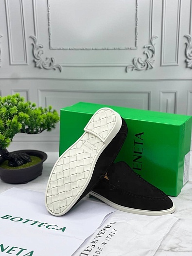 Мужские замшевые лоферы Bottega Veneta   