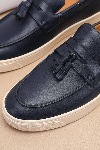 Мужские кожаные лоферы Brunello Cucinelli   