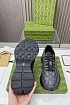 Кожаные кроссовки Gucci GG Rhyton - Grey