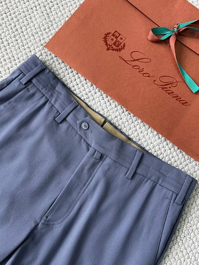 Мужские брюки Loro Piana Premium - Denim Blue   