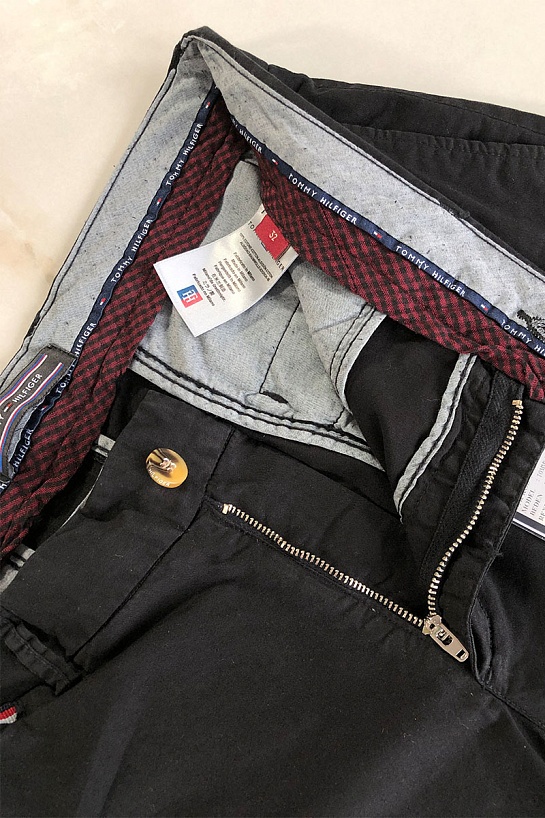 Мужские чёрные шорты Tommy Hilfiger