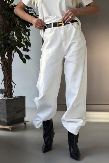 Женские белые джинсы Hermes premium   