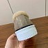 Женские кроссовки с мехом Brunello Cucinelli premium - Beige