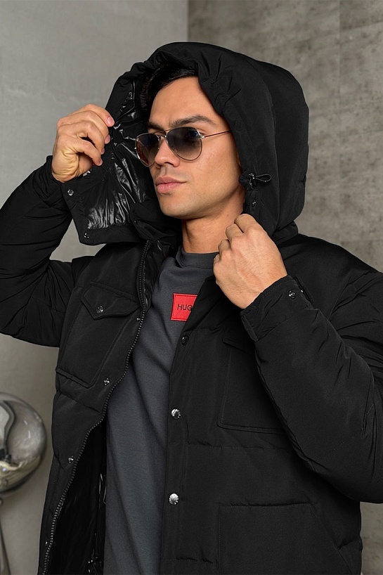 Мужской пуховик Moncler Fornas - Black