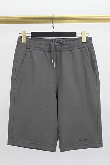 Мужские шорты Givenchy серого цвета   