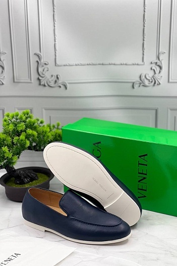 Мужские кожаные лоферы Bottega Veneta   