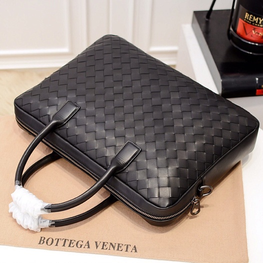 Кожаный портфель Bottega Veneta Premium 36x27x6 см   