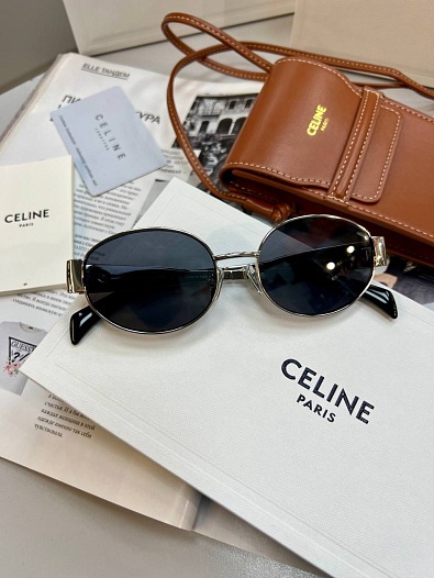 Солнцезащитные очки Celine Triomphe - Black / Silver   