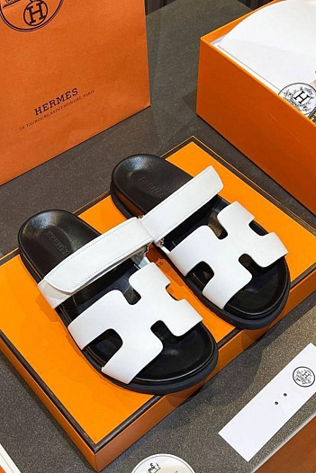 Женские кожаные сандалии Hermes Chypre   