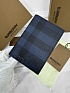 Кожаная обложка для паспорта Burberry Check Premium 14x10x2 см