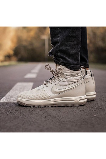 Кроссовки Nike Lunar Force 1 Duckboot '17 - Beige   