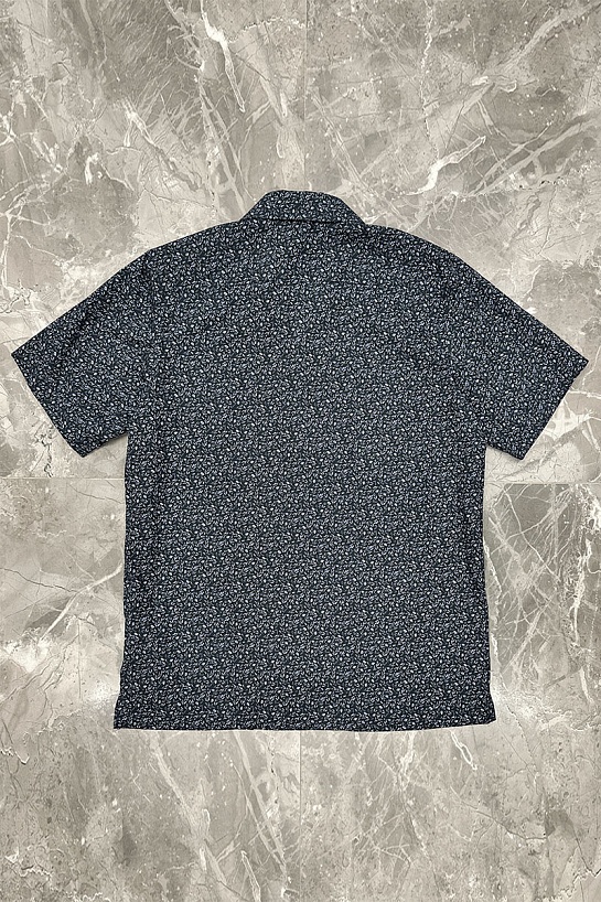 Мужская синяя рубашка Dolce & Gabbana floral-print
