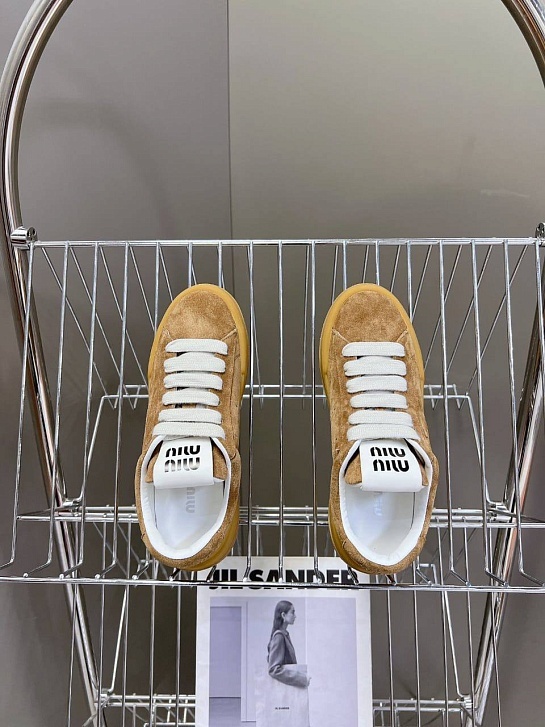 Женские кроссовки MIU MIU Premium - Brown
