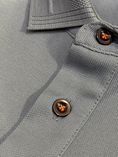 Мужское поло Hermes Premium - Blue   
