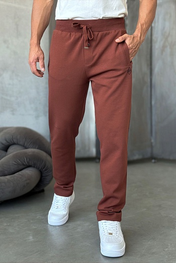 Мужские спортивные штаны Loro Piana monogram - Brown   