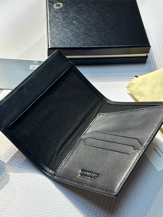 Кожаная обложка для паспорта Montblanc Premium 14x10 см