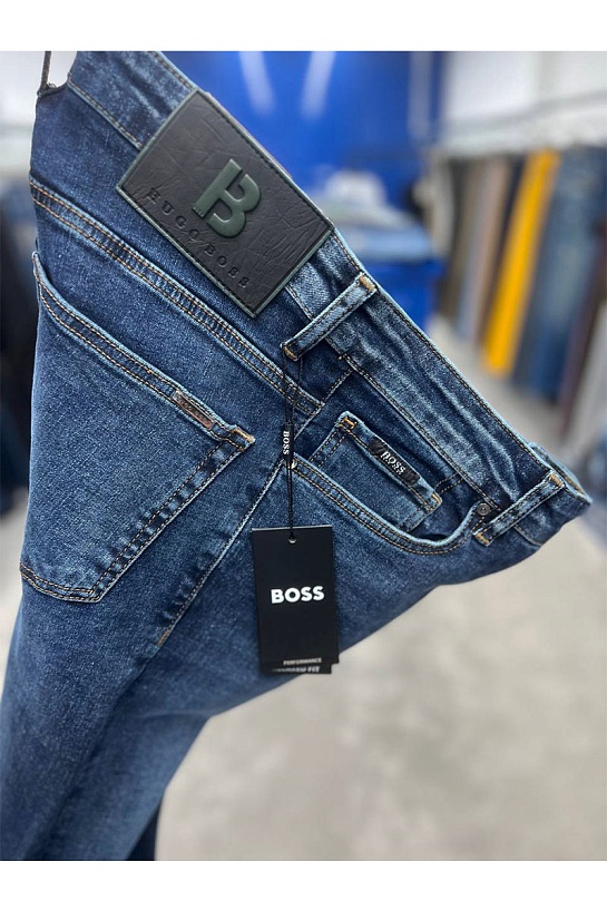 Мужские синие джинсы Hugo Boss