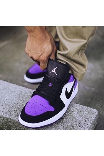 Кроссовки Nike Air Jordan 1 Low - Court Purple   