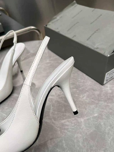 Женские кожаные туфли на каблуке Balenciaga premium   