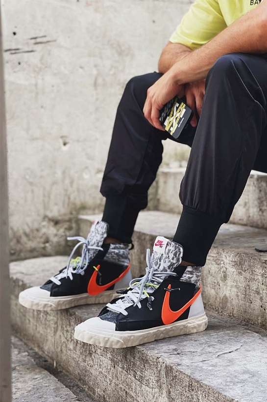 Кроссовки Nike Readymade x Blazer Mid - Black