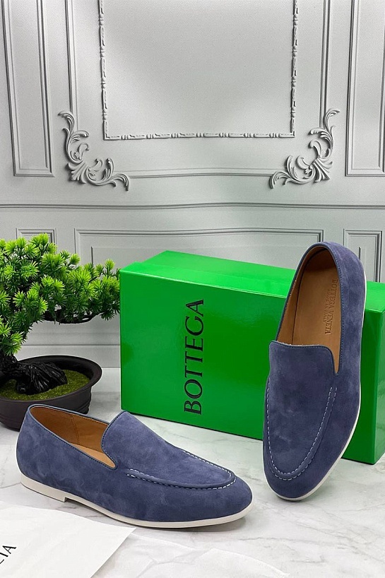 Мужские замшевые лоферы Bottega Veneta