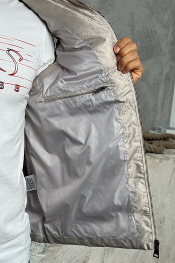 Мужской бежевый жилет Gucci GG monogram   