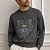 Серый свитер Kenzo Tiger logo-embroidered