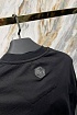 Мужская чёрная футболка Philipp Plein Skull